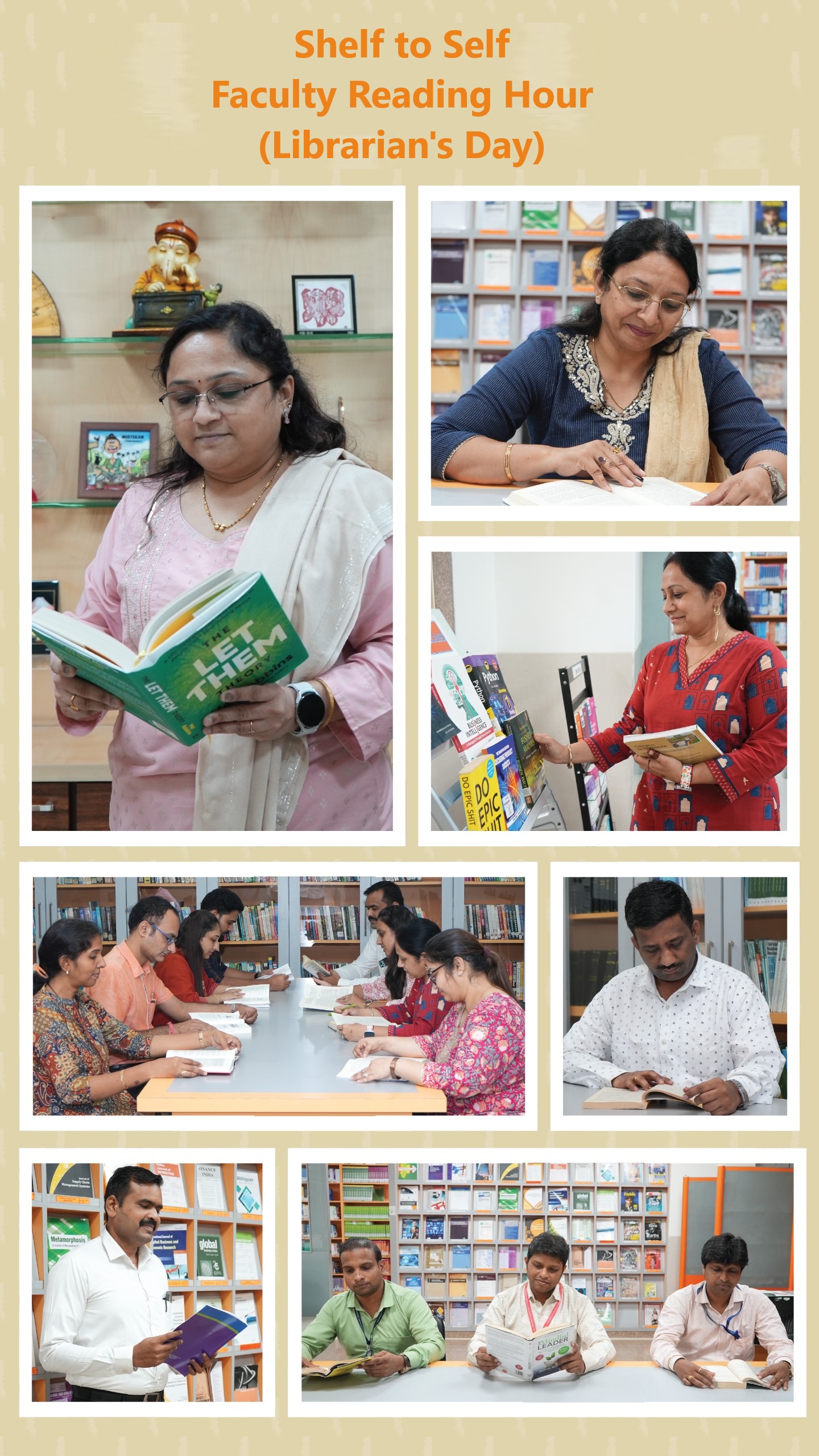 Shelf to Self – Faculty Reading Hour (Librarian's Day)